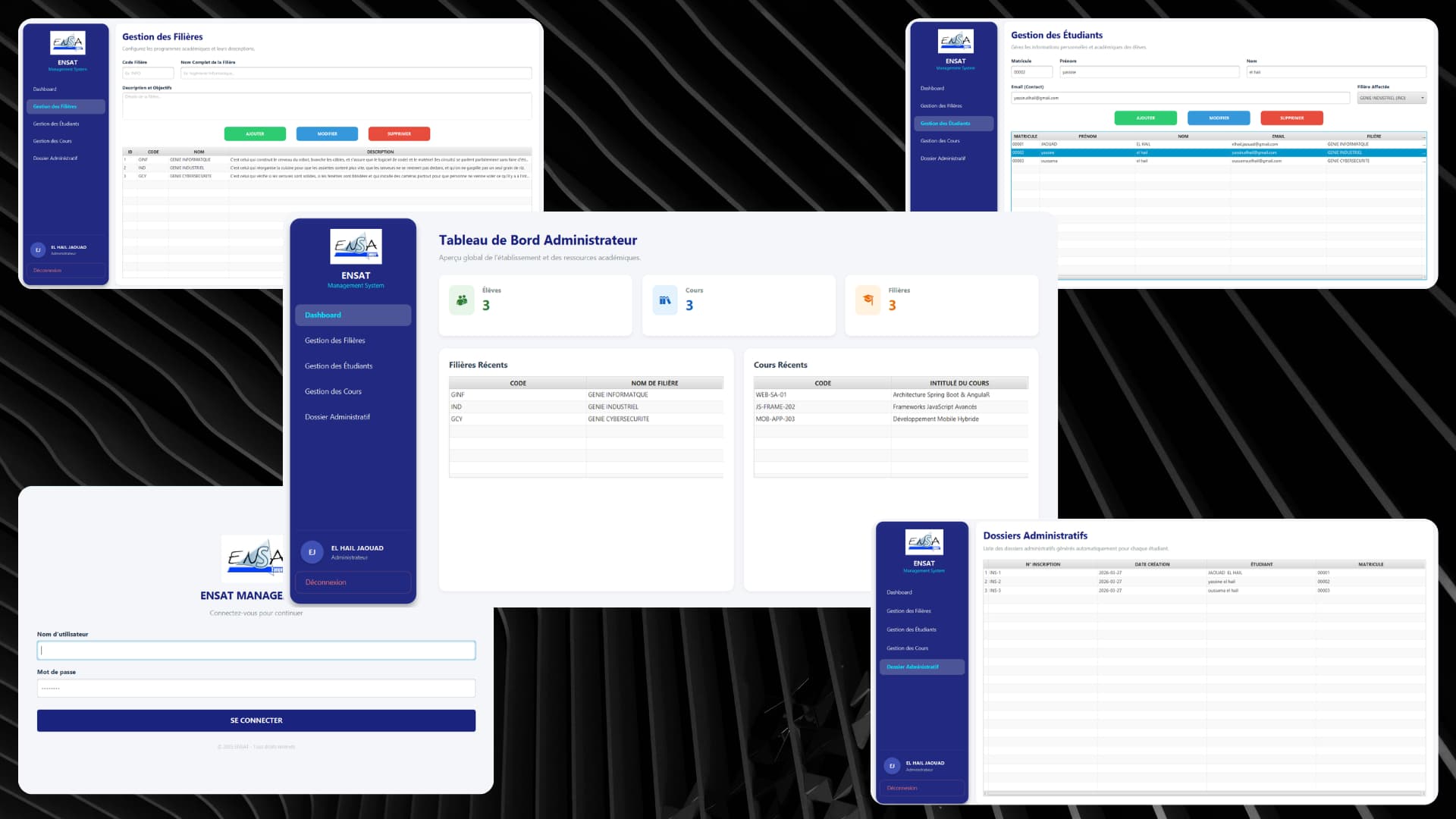 Ensat Management System
