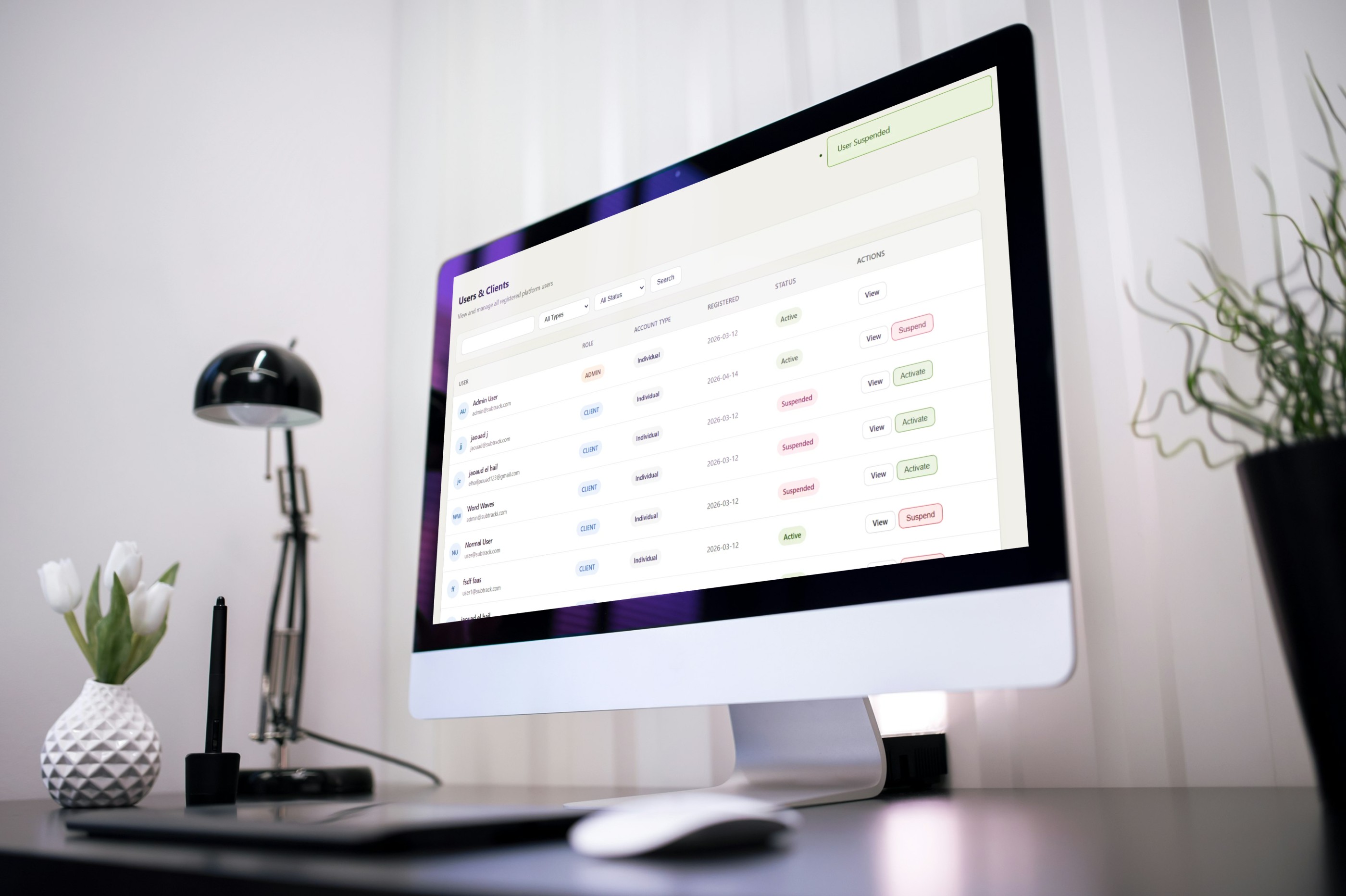 SubTrack screenshot 1